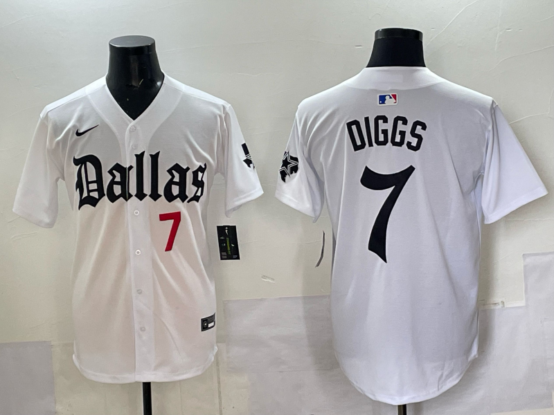 Men Dallas Cowboys #7 Diggs white Nike 2025 NFL Jersey 011->dallas cowboys->NFL Jersey